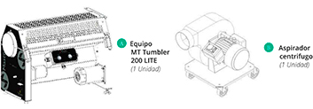 Componentes de MT Tumbler 200 Lite